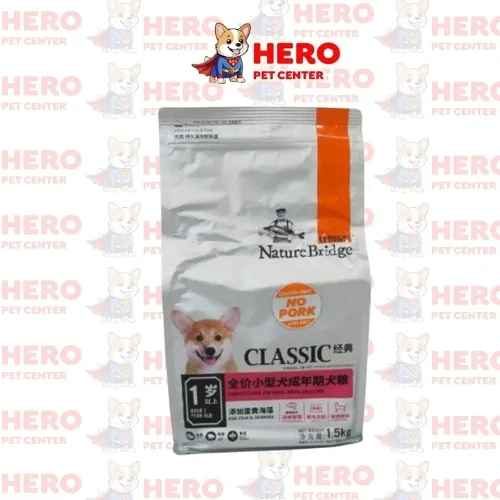 Nature Bridge Dog Small Breed Adult 1 Year Classic