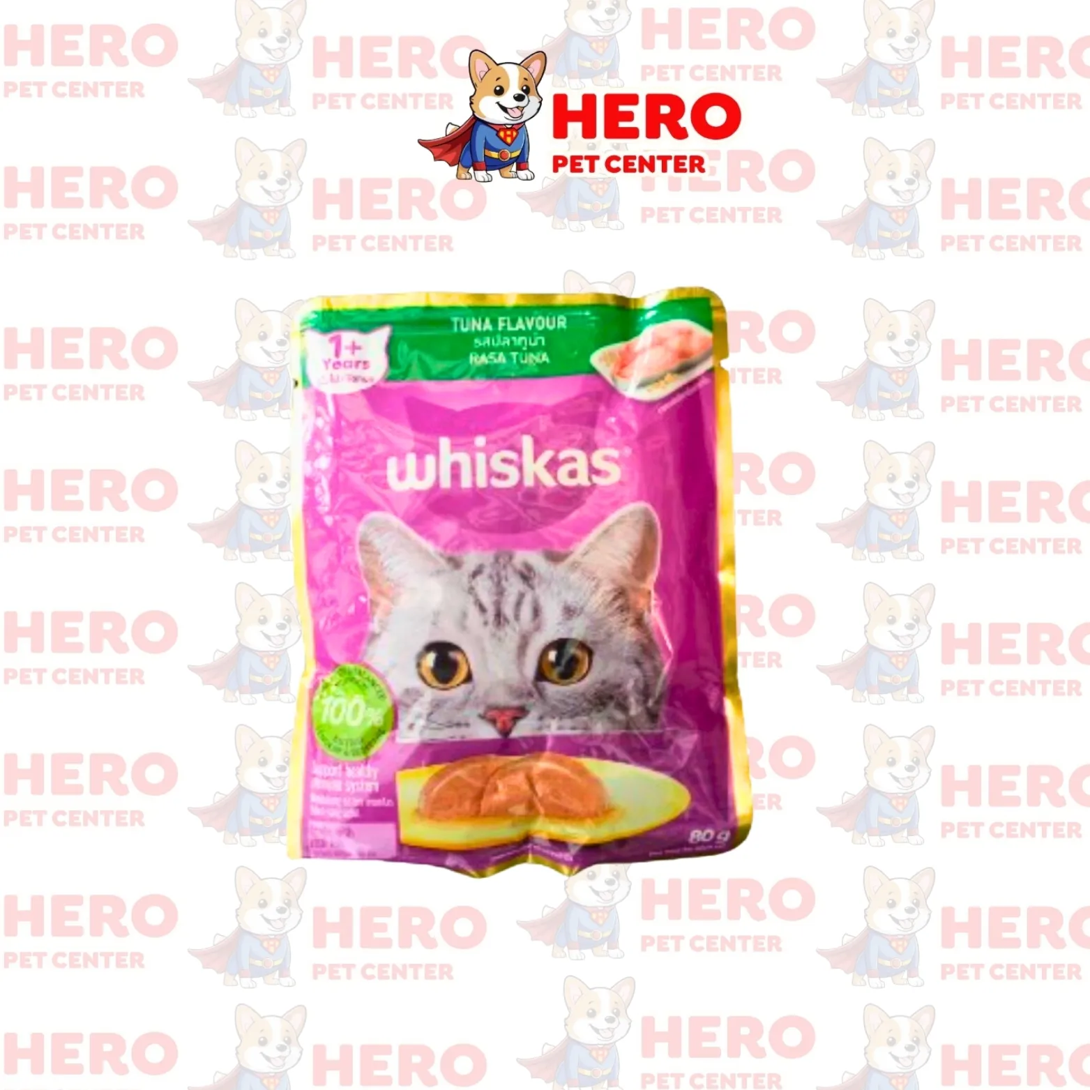 Whiskas Pouch Adult Wet Tuna