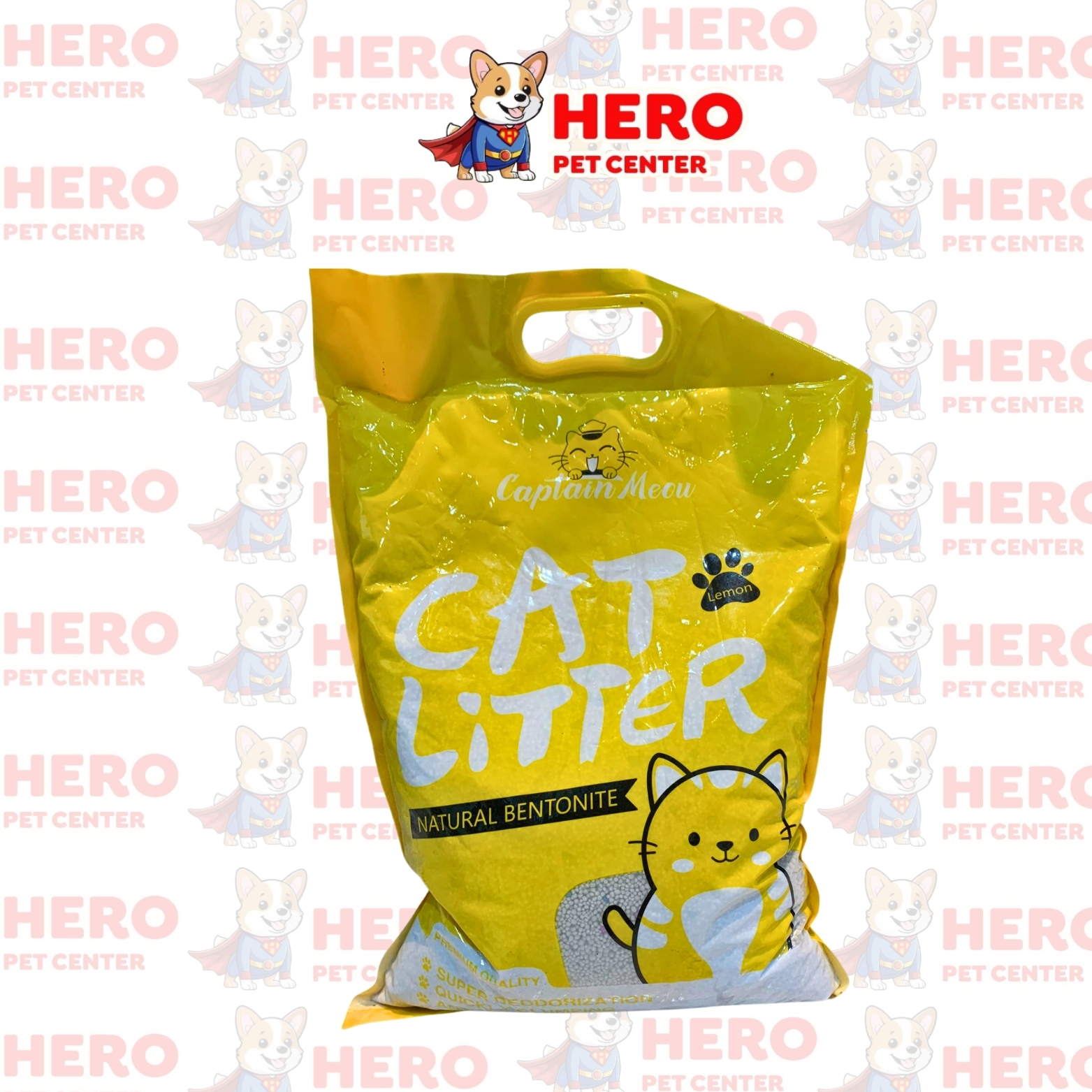 Pasir Kucing Captain Meow Lemon 10L