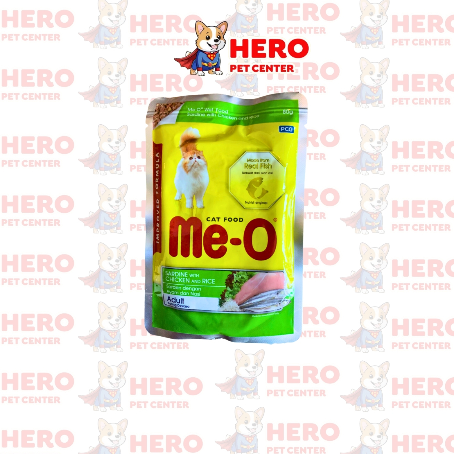 Meo Pouch Sardine With Chicken And Rice